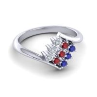 Simple Pave Bypass Navaza Ring