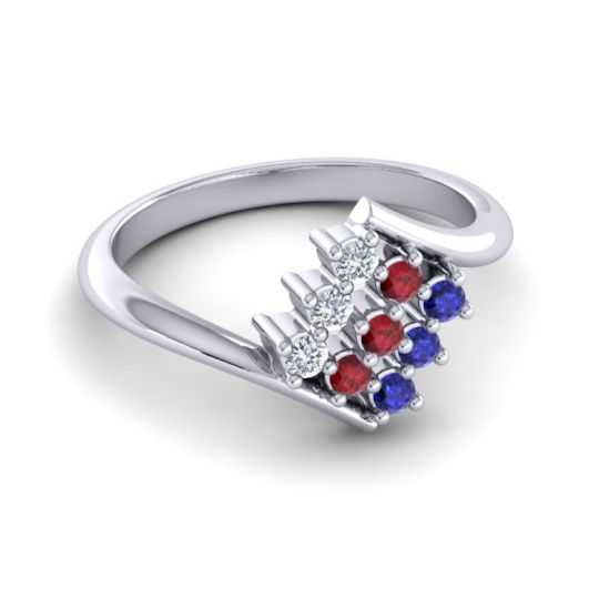 Simple Pave Bypass Navaza Ring