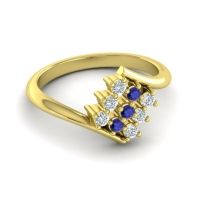 Simple Pave Bypass Navaza Ring