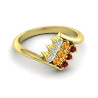 Simple Pave Bypass Navaza Ring