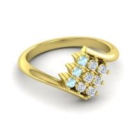 Simple Pave Bypass Navaza Ring