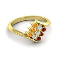 Simple Pave Bypass Navaza Ring