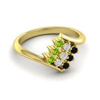 Simple Pave Bypass Navaza Ring