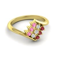 Simple Pave Bypass Navaza Ring