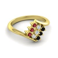 Simple Pave Bypass Navaza Ring