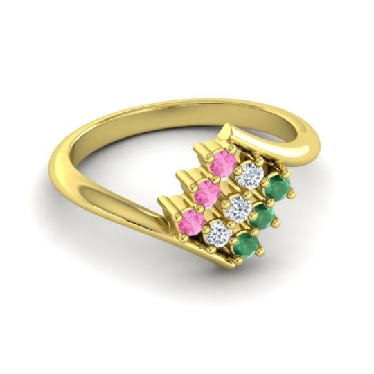 Simple Pave Bypass Navaza Ring