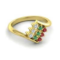 Simple Pave Bypass Navaza Ring