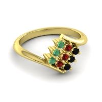 Simple Pave Bypass Navaza Ring