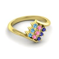 Simple Pave Bypass Navaza Ring