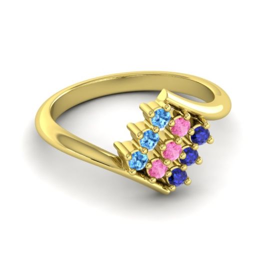 Simple Pave Bypass Navaza Ring