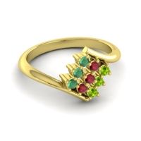 Simple Pave Bypass Navaza Ring