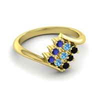 Simple Pave Bypass Navaza Ring