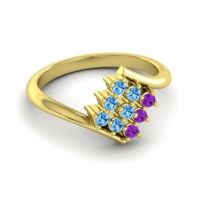 Simple Pave Bypass Navaza Ring