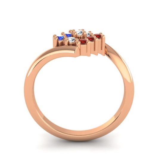 Simple Pave Bypass Navaza Ring