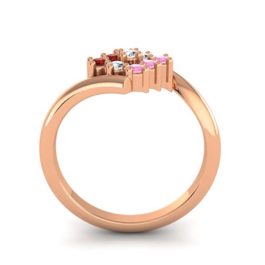 Simple Pave Bypass Navaza Ring