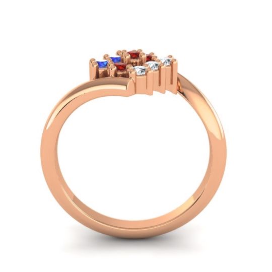 Simple Pave Bypass Navaza Ring