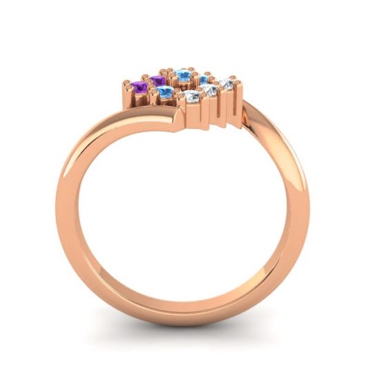 Simple Pave Bypass Navaza Ring