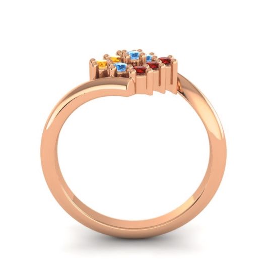 Simple Pave Bypass Navaza Ring