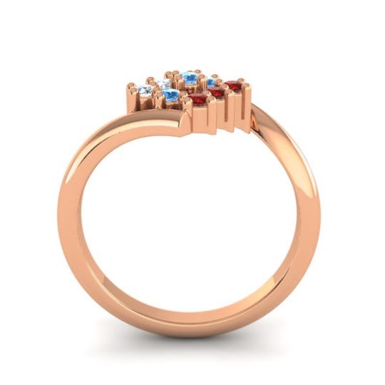 Simple Pave Bypass Navaza Ring