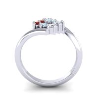 Simple Pave Bypass Navaza Ring