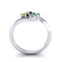 Simple Pave Bypass Navaza Ring