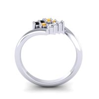 Simple Pave Bypass Navaza Ring