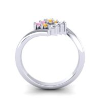 Simple Pave Bypass Navaza Ring