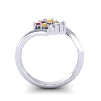 Simple Pave Bypass Navaza Ring