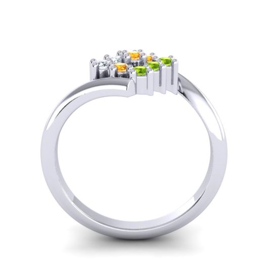 Simple Pave Bypass Navaza Ring