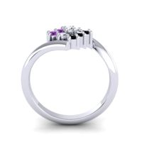 Simple Pave Bypass Navaza Ring