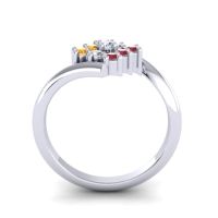 Simple Pave Bypass Navaza Ring