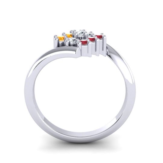 Simple Pave Bypass Navaza Ring