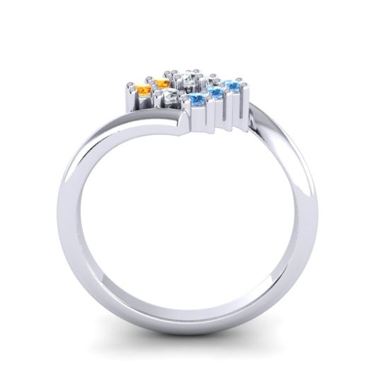 Simple Pave Bypass Navaza Ring