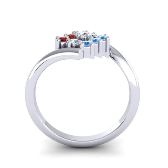 Simple Pave Bypass Navaza Ring