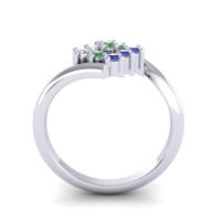 Simple Pave Bypass Navaza Ring