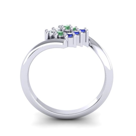 Simple Pave Bypass Navaza Ring