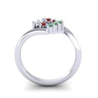 Simple Pave Bypass Navaza Ring