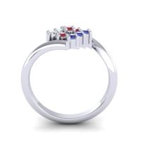 Simple Pave Bypass Navaza Ring