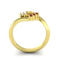 Simple Pave Bypass Navaza Ring