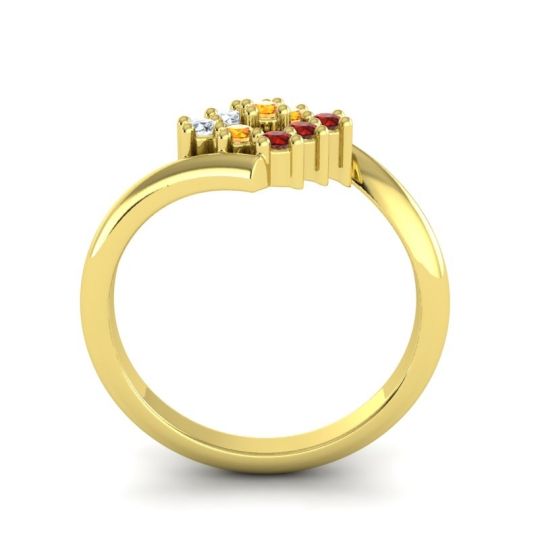 Simple Pave Bypass Navaza Ring