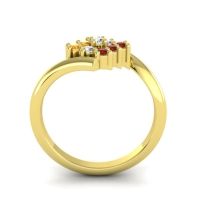 Simple Pave Bypass Navaza Ring