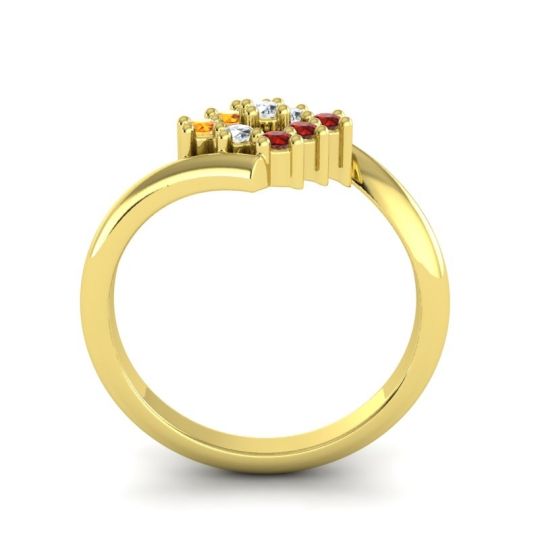 Simple Pave Bypass Navaza Ring