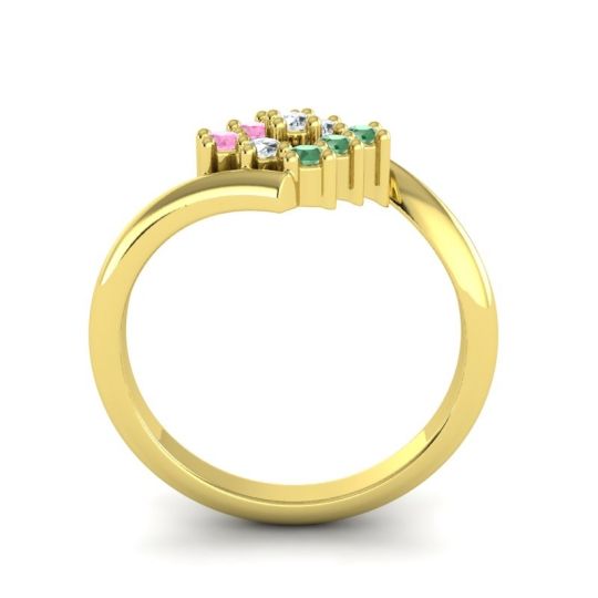 Simple Pave Bypass Navaza Ring