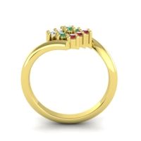 Simple Pave Bypass Navaza Ring