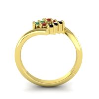 Simple Pave Bypass Navaza Ring