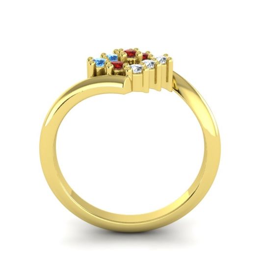 Simple Pave Bypass Navaza Ring