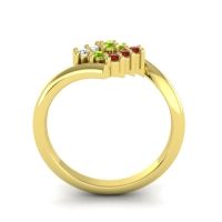 Simple Pave Bypass Navaza Ring