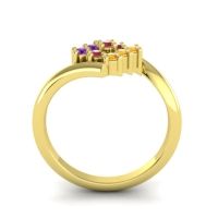 Simple Pave Bypass Navaza Ring