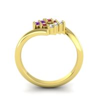 Simple Pave Bypass Navaza Ring