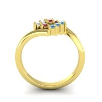 Simple Pave Bypass Navaza Ring